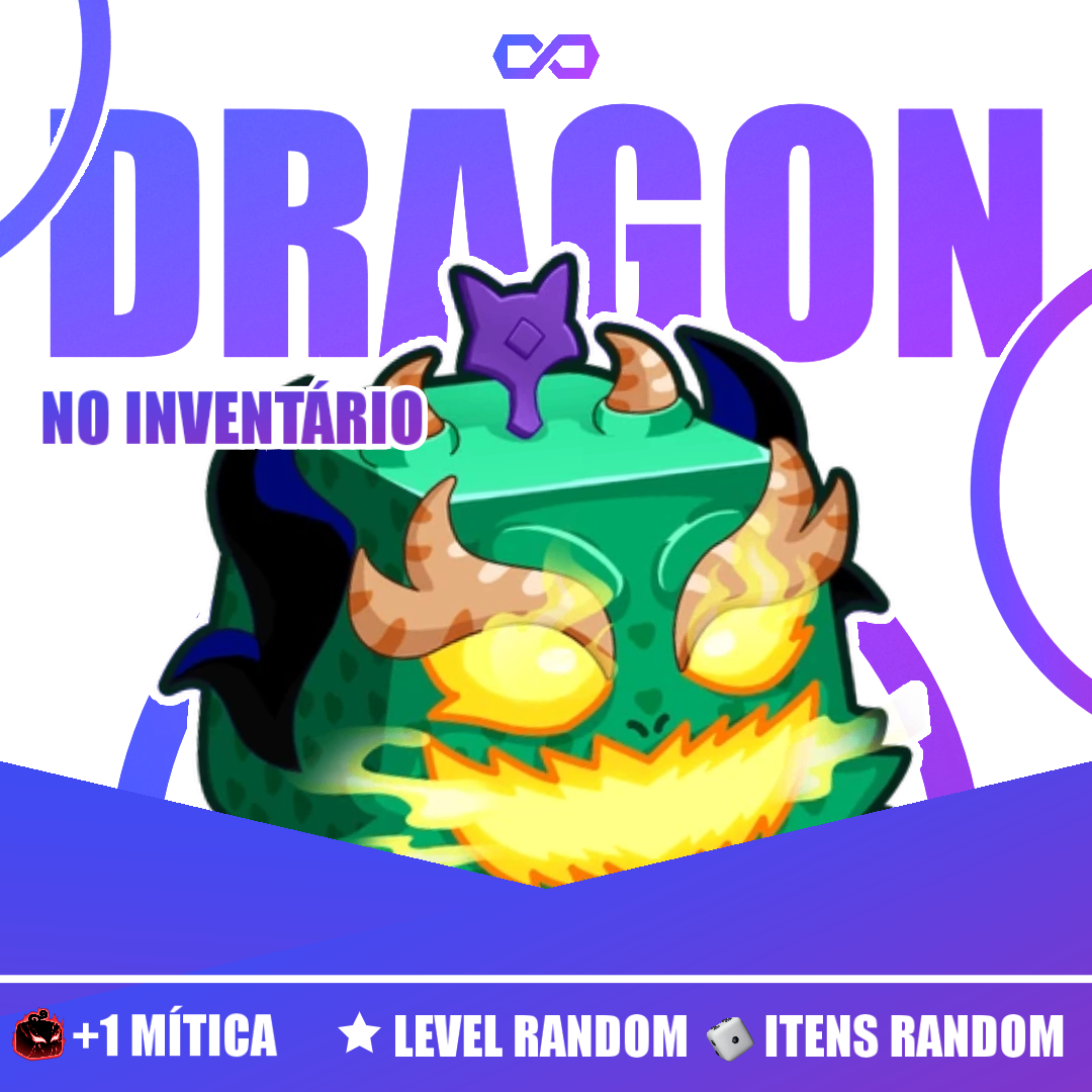 GodHuman + Dragon WEST no inventário + 1 Mítica Random Inv